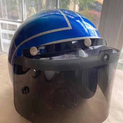 Vintage Lear Sigler 1970s motorcycle helmet gloves included