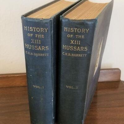 Lot #214 Rare Set - History of the XIII Hussars in two volumes - 1911