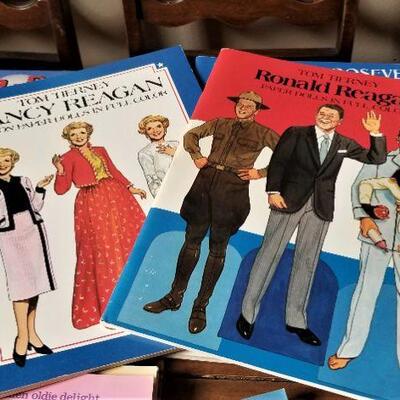 Lot #215  Large lot of Contemporary Paper Doll books - all uncut