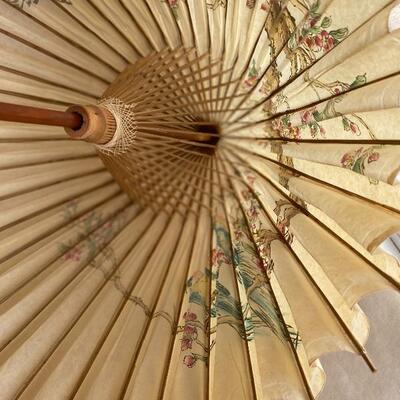 Vintage parasol oiled paper 