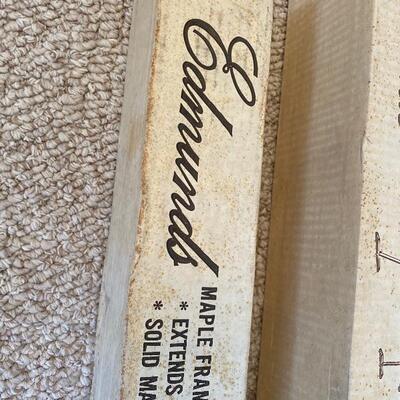 Edmundâ€™s quilting frame and extension BoxEdmunds quilting frame and extension Box maple