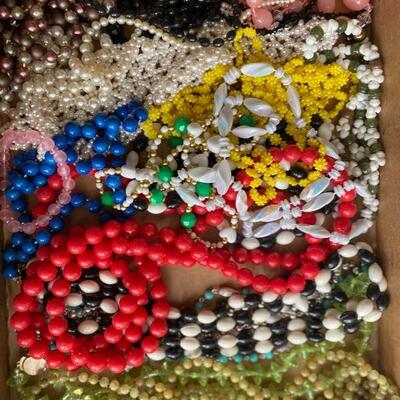 Mega necklace bead strand lot 