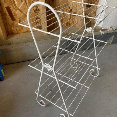 Metal plant stand shoe rack
