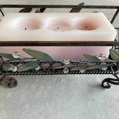 Iron decorative candle 
