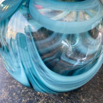 Hand blown glass bowl 