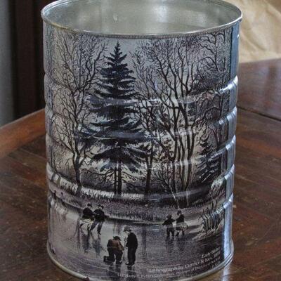 Lot 27- Early Winter Lithograph Folgers Can