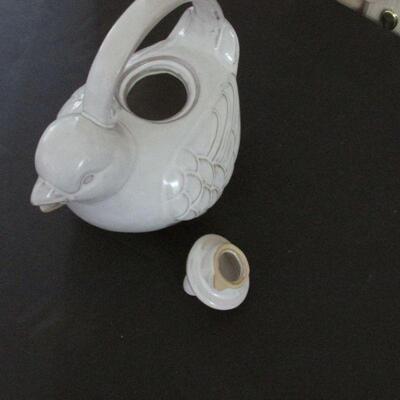 Lot 32- World Market Bird Teapot