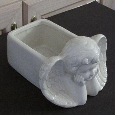 Lot 59- Angel Ceramic Planter