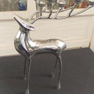 Lot 71- Reindeer Candelabra