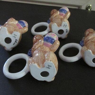 Lot 89- Rabbit Napkin Rings