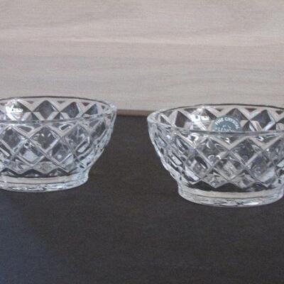 Lot 93- Lenox Crystal Open Sugar Bowls