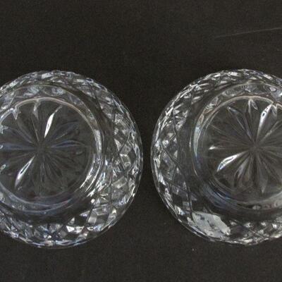 Lot 93- Lenox Crystal Open Sugar Bowls