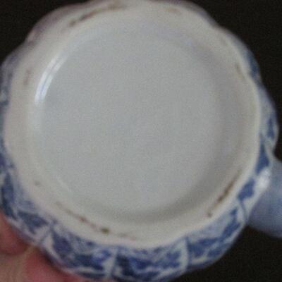 Lot 96- Pumpkin Shaped Teapot