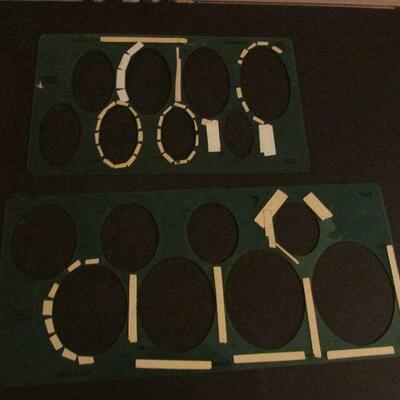 Lot 115- Large Collection of Drafting Stencils