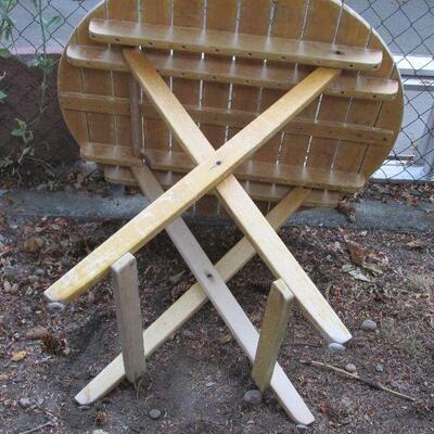 Lot 121- Fold Up Lawn Table
