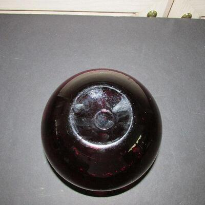 Lot 153- Royal Ruby Anchor Hocking Vase
