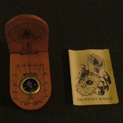 Lot 162- Arnie Gould Pocket Sundial