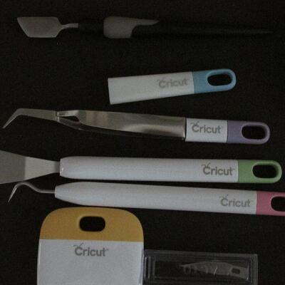 Lot 184- Collection of Cricut Tools and Scissors
