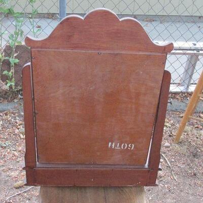 Vintage Men's Shaving Vanity with Mirror