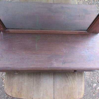 Vintage Men's Shaving Vanity with Mirror