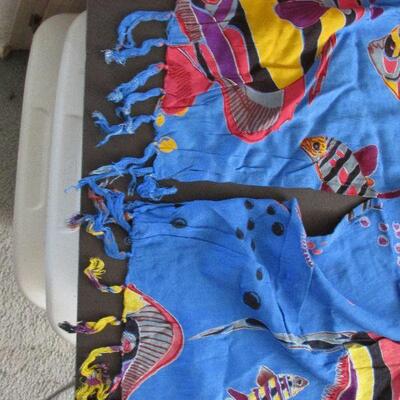 Lot 302- Indonesian Fish Scarf