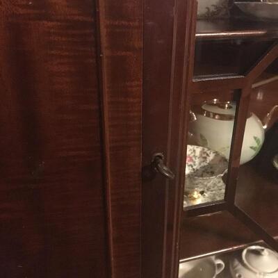 Mahogany China Display Cabinet