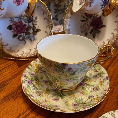 Fine Bone China Cups and Saucers