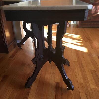 Eastlake Marble Top Side Table