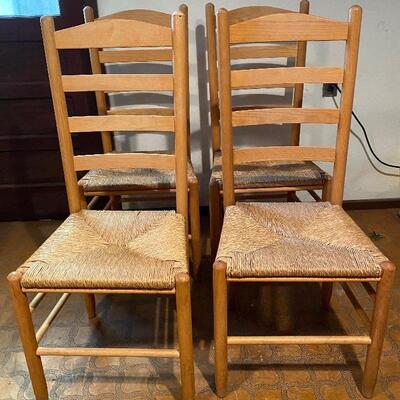 Ladder Back Dinning Accent Chairs