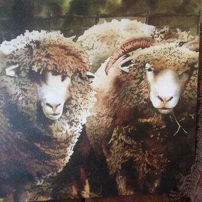 Large Sheep Farm Print