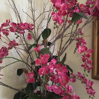 Faux Orchids Flower Arrangement