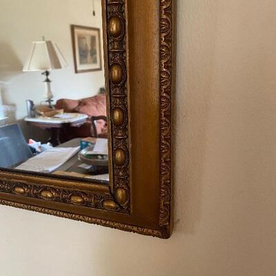 Large Wood Wall Mirror