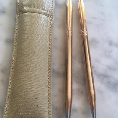 Gold Plated Cross Pen Set