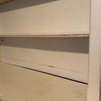 Off White Buffet & Hutch Kitchen Storage Cabinet