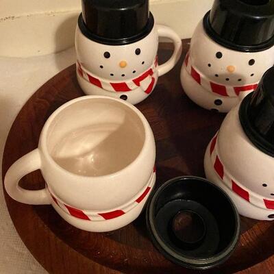 Four St. Nicholas Yuletide Snowman Mug