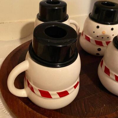 Four St. Nicholas Yuletide Snowman Mug