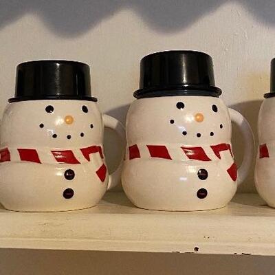 Four St. Nicholas Yuletide Snowman Mug