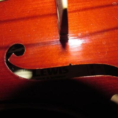 Lot 102- Lewis and Sons Violin