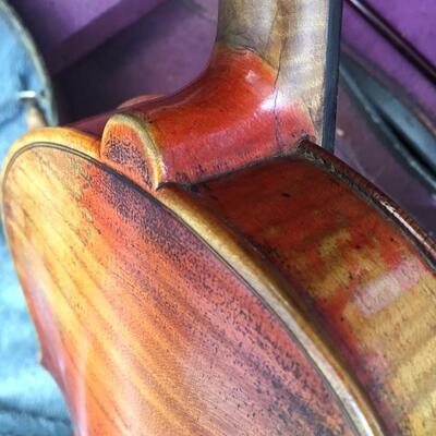 Antique 4/4 JOHN JUZEK Style Violin, Case and Bow