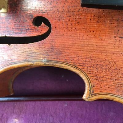 Antique 4/4 JOHN JUZEK Style Violin, Case and Bow