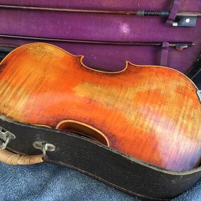 Antique 4/4 JOHN JUZEK Style Violin, Case and Bow
