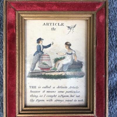 Set of 4 HAL KRAMER Vintage â€œPaths of Learningâ€ Framed Prints 4â€x5â€