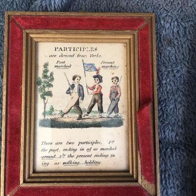 Set of 4 HAL KRAMER Vintage â€œPaths of Learningâ€ Framed Prints 4â€x5â€