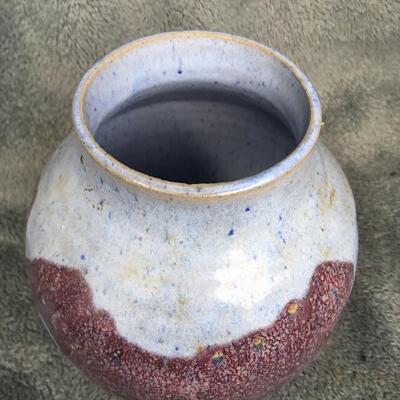 BENNETT Vintage Signed Art Pottery Vase 7â€
