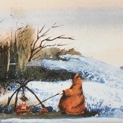RON HEWITT â€œEvening Watchâ€ Hand Signed and Numbered 