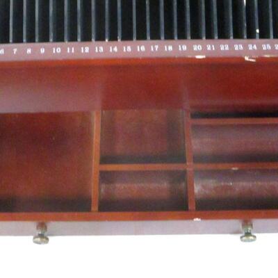 Lot 4 - Desk Filing Box With Drawer