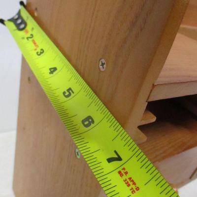Lot 14 - Office Desk Organizer With Clock