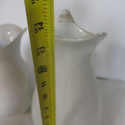 Lot 34 - China Pitchers - Ironstone - Pottery Barn