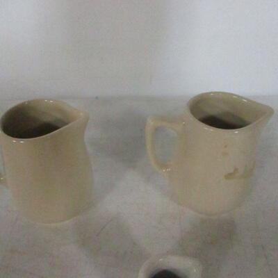 Lot 37 - BTC USA Pottery White Pitcher