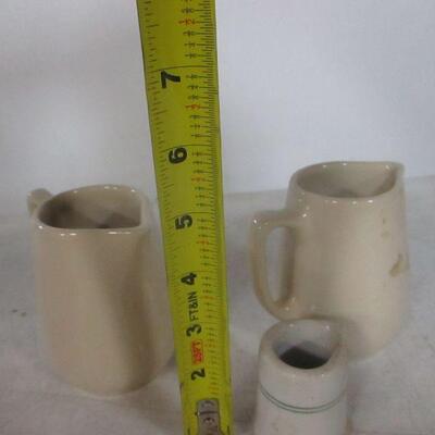 Lot 37 - BTC USA Pottery White Pitcher